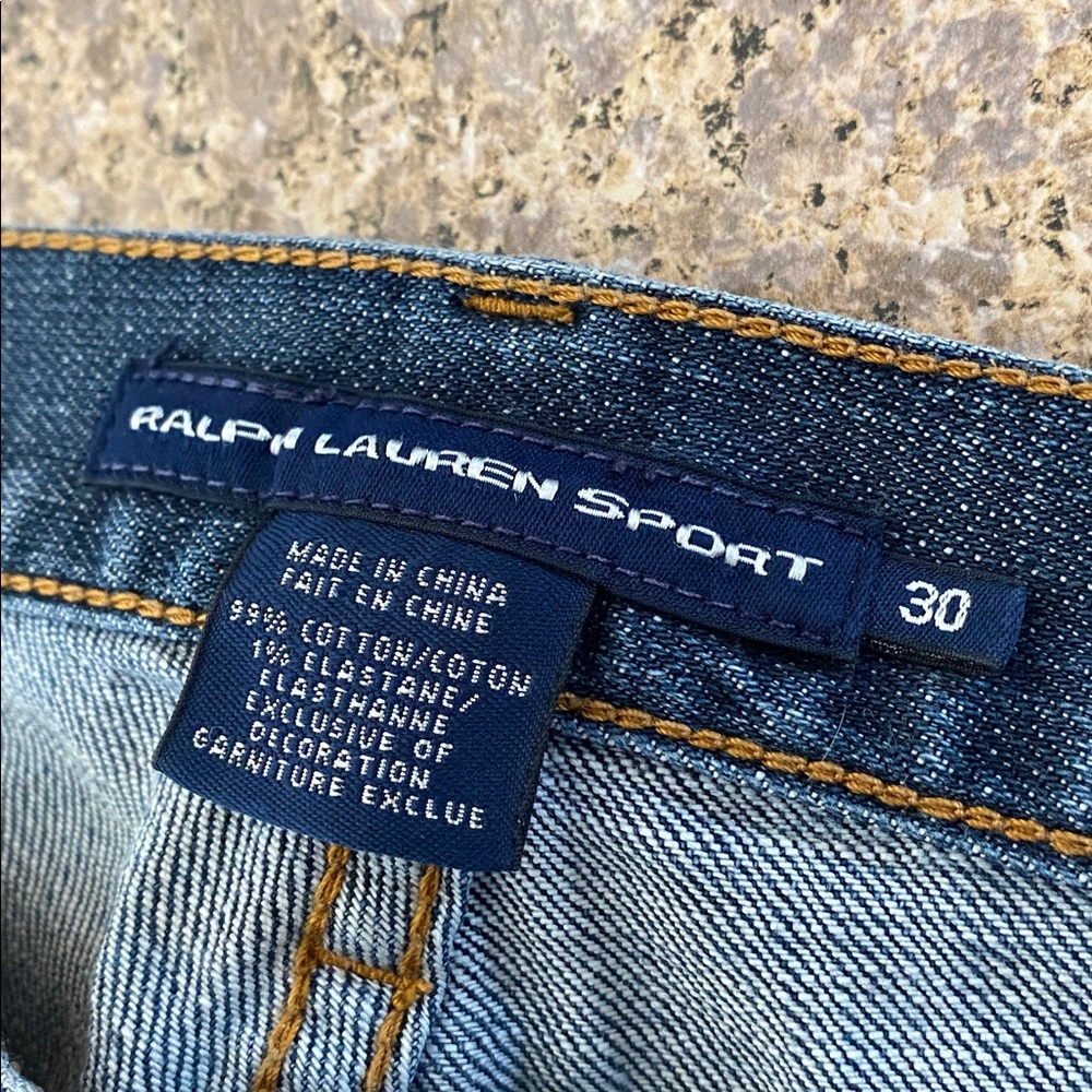 Ralph Lauren Sport by Ralph Lauren Blue Jeans 30 VERY MUSTY Fair Condition - Picture 6 of 17